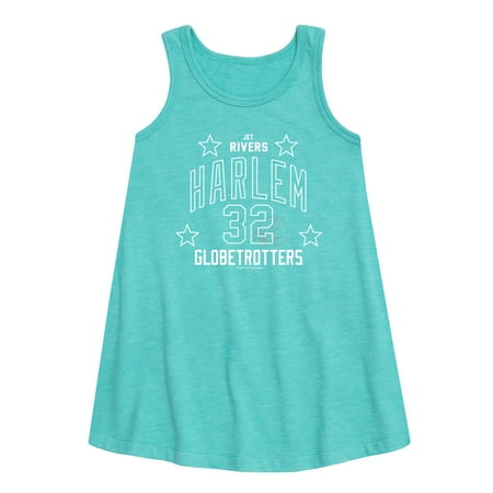 

Harlem Globetrotters - Jet Rivers - Toddler and Youth Girls A-line Dress