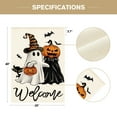 thumbnail image 5 of Sm:)e Ghost Jack O Lantern Cat Bat Halloween House Flag 28 x 40 Inch Double Sided, 5 of 7