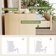 thumbnail image 4 of M optimized Fluted 5 Drawer Dressers, Modern Closet Dressers Chest of Drawers, Wood Storage Dresser Chest of Drawers Organizer for Bedroom Living Room Hallway Closet, 4 of 7
