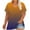`Light Blue, variant on Htigea Womens Plus Size V Neck T Shirts Short Sleeve Tops Casual Summer Tshirts Loose Fit Tee Sale Beige,XXXL