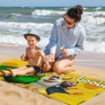 thumbnail image 3 of Booba Beach Towel Gift for Women Girls Boys Teenager Men 30"x60" Quick Drying Microfiber, 3 of 6