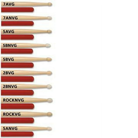 Vic Firth American Classic Vic Grip Hickory Drumsticks 5B Wood Tip