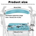 thumbnail image 6 of HELLHERO Rollator Seat Cover Removable Washable Backrest Covers & Black Cat Piano Keys Musical Notes Removable and Washable for Breathable, 6 of 7