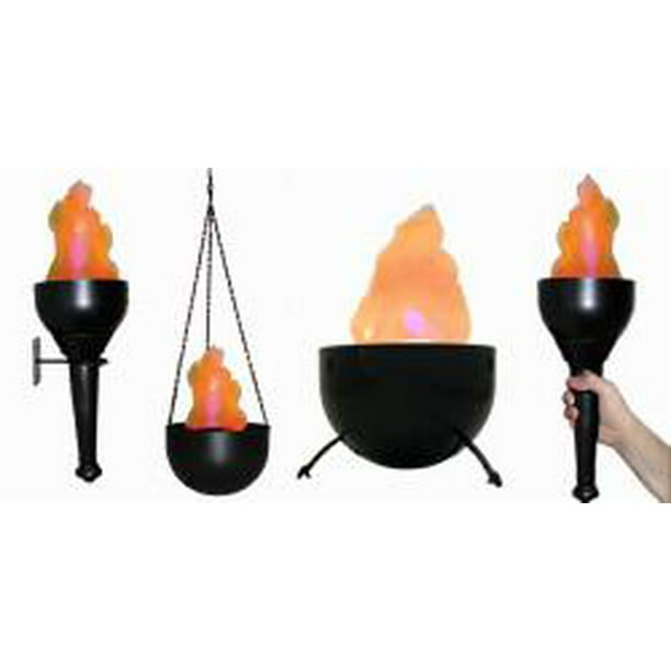 Flame Light Burning Torch 4in1 Battery Operated Fake Fire Artifical