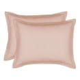 thumbnail image 4 of Vue Elements Lark Solid 3 piece 100% Cotton Duvet set - Full/Queen - Blush, 4 of 4