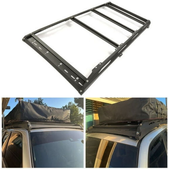Kojem Top Roof Rack Luggage Storage Cargo Carriers Fit for 2010-2021 Toyota 4Runner Basket Powder Coated Steel