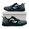 thumbnail image 6 of Fashion Ombre Dolphin Print Lightweight Outdoor Shoes Comfortable Animal Needs Custom Shoes Platform Sneakers, 6 of 9