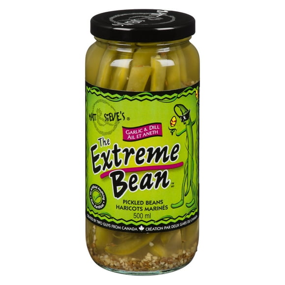 The Extreme Bean Garlic and Dill Pickled Beans, 500 mL