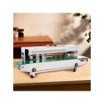 thumbnail image 1 of Continuous Bag Band Sealing Machine, 0.24-0.47 In/6-12 Mm Seal Width, Horizontal Band Sealer Machine With Digital Temperature Control, Bag Sealer For 0.02-0.8 Mm Plastic Bags, Inflation Function, 1 of 10