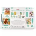 thumbnail image 3 of Classic Kids Baking Set, 44-Piece Bakeware Kit with Silicone & Stainless Steel Tools, Apron, Mixing Bowl, Cookie Cutters & Recipes, 3 of 5
