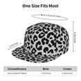thumbnail image 6 of Haiem Similar To Leopard Print Classic Snapback Cap Flat Bill Hat Baseball Cap Adjustable Size Cotton Dad Hat, 6 of 9