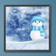 thumbnail image 1 of Cuadros Decorativos Pintura de diamante 5D DIY taladro redondo completo Kit de muñeco de nieve decoración del hogar arte artesanal Wdftyju embutido en tela, 1 of 7
