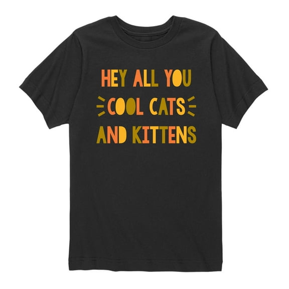 Instant Message - Cool Cats And Kittens - Toddler Short Sleeve Tee