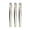 Light Golden 3pcs, variant on Premium Round Head Tweezers for Eyebrow & Facial Hair Removal Seamless Clips Short Hair Precision Beard Clip