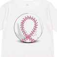 thumbnail image 4 of Inktastic Pink Breast Cancer Ribbon Baseball Boys or Girls Long Sleeve Toddler T-Shirt, 4 of 5