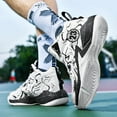 thumbnail image 5 of ChiVerve Men's Basketball Shoes No-Slip Breathable Outdoor Shoes for Women Fashion Graffiti Training Shoes, 5 of 7