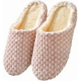 thumbnail image 3 of House Slippers, Anti-Slip Soft Sole Slip-On Bedroom Shoes, Warm Fuzzy Comfort for Women and Men, 3 of 9