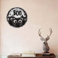 thumbnail image 5 of Halloween Metal Sign Halloween Scary Witch Vintage Round Sign For Home Kitchen Garden Yard Office Decor 8x8 INCH, 5 of 5