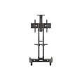 thumbnail image 3 of Rocelco VSTC 32"-70" Mobile Flat Screen, Monitor, A/V and TV Cart with A/V Component and Webcam Shelves (R VSTC), 3 of 4