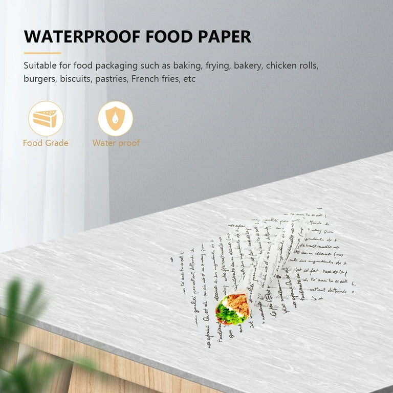 Burger Food Garde Paper, Packaging Type: Sheet, Packaging Size