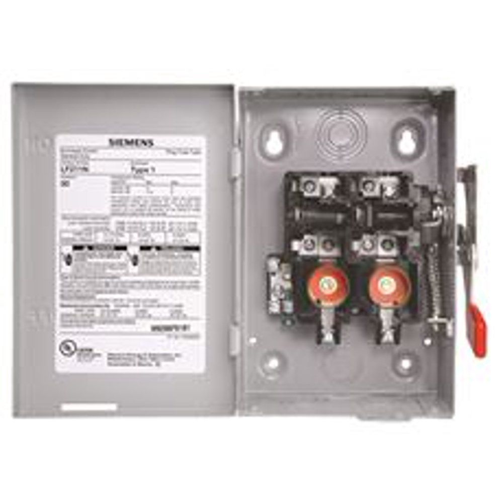 Indoor GeneralDuty Enclosed Safety Switch Plug Fuse Type Walmart