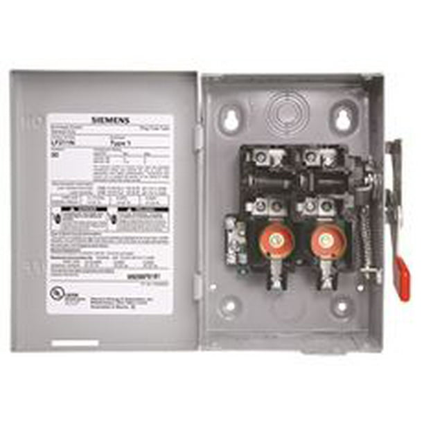 Indoor GeneralDuty Enclosed Safety Switch Plug Fuse Type Walmart