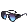 thumbnail image 5 of Round Frame Sunglasses Classic Punk Windproof Pilot Retro Fashion For Men And Women UV Protection Driving High, 5 of 5