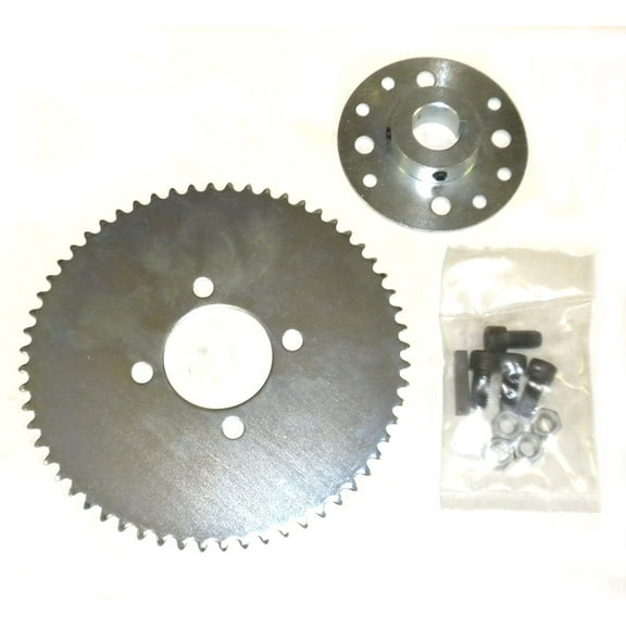 Go Kart Sprocket & Hub For 1" Axle 60T For #35 Chain