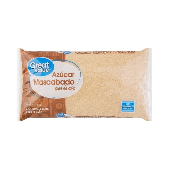 Azúcar mascabado Great Value 1 kg