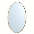 thumbnail image 5 of Metal frame oval mirror 34 inch in Brass, 5 of 5