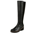 thumbnail image 2 of Vionic Ashland Knee High Wedge Boot Black Leather  J0749M1001 Women's Size 7.5, 2 of 4