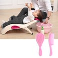 thumbnail image 4 of MesaSe Baby Brush and Comb Set Children Massage Care Safety Comb Comb Brush Combination Pink, 4 of 7