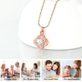 thumbnail image 4 of Cremation Jewelry Heart Urn Necklace for Ashes for Women Memorial Keepsake Simulated Birthstone Pendant for Loved Ones, 4 of 5