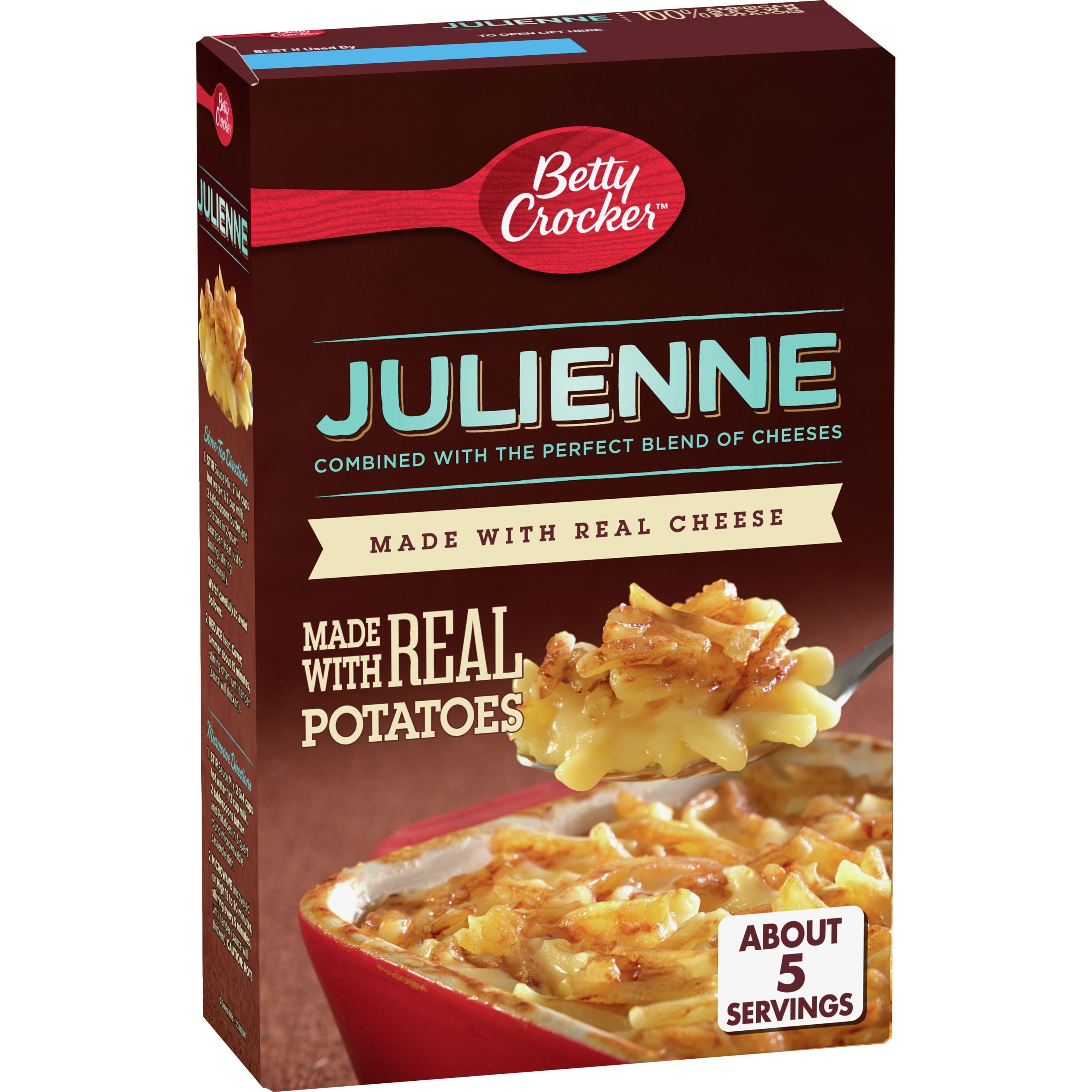 Betty Crocker Julienne Potatoes, Made with Real Cheese, 4.6 oz