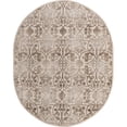 thumbnail image 1 of Unique Loom Rushmore Tapis Ton sur Ton Complexe 7' 10 x 10' Ovale Beige, 1 of 1