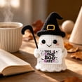 thumbnail image 3 of Halloween Decorations Crochet Ghost Decor for Spooky Season –Stocking Stuffers for Women Men, Gifts for Boyfriend Girlfriend, Unique Christmas Ornaments, Basket Stuffers for Husband Wife D, 3 of 7