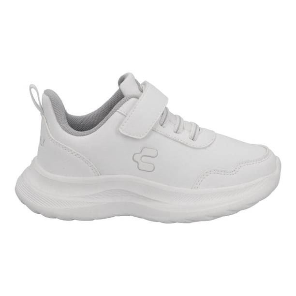 Tenis Escolares CHARLY Niño Sports Comodos Deportivos blanco 15