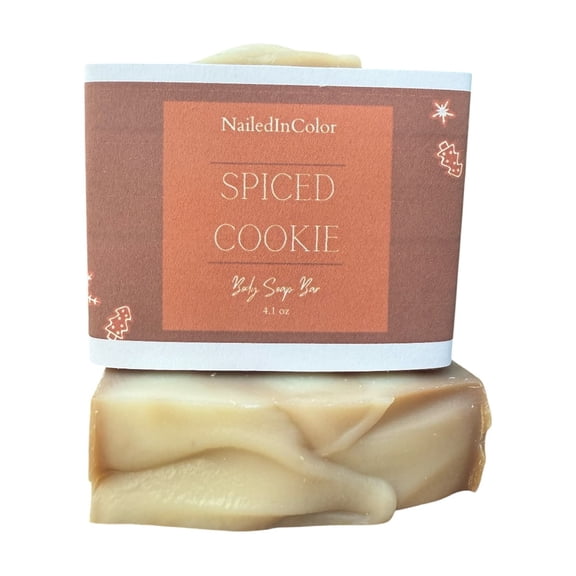 Spiced Cookie Body Bar Soap, Hand Soap, Fall, Seasonal Scent, Decor, Women, Teens