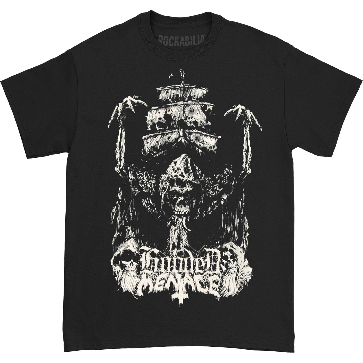 Hooded Menace Men's Ghost Galleon T-shirt X-Large Black - Walmart.com
