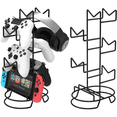 thumbnail image 1 of Soporte para mando Xbox de 5 niveles, soporte para mandos de videojuegos para escritorio Xbox/PS5/PS4/Switch, soporte para auriculares con almohadilla antideslizante, 1 of 6
