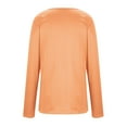 thumbnail image 6 of New & Trending for Spring Sawvnm Women's Fashion Solid Loose Long Sleeve T-shirt Pullover Tops for Women, 6 of 6
