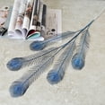 thumbnail image 3 of Coofit 2PCS Artificial Flower Lifelike Peacock Tail Fake Plant Fake Flower for Wedding, 3 of 6