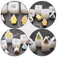 thumbnail image 3 of GOOHOCHY 4 PCS Vela de silicona Maquillaje Molde Estilo de Navidad Molde de Navidad Ornamento de Navidad Moldes, 3 of 8