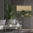 thumbnail image 5 of Epic Graffiti 'Landscape With A Stack Of Peat And Farmhouses' by Vincent Van Gogh, Giclee Canvas Wall Art, 54"x40", 5 of 8