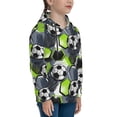 thumbnail image 3 of Daiia Football for Boys Fashion Hoodies & Sweatshirts with Kangaroo Pocket,Hooded Sweatshirt for Kid, Breathable& Moisture Wicking-Small, 3 of 6