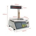thumbnail image 2 of Label Printing Balance Cash Register, Receipt Scale Label Printer Scale POS Retail Balance Scale With Printer ,Easy to Use, 2 of 6