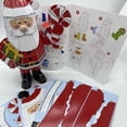thumbnail image 3 of De Navidad, Juguete De Papá Noel, Muñeco De Nieve, Alce, Cascanueces, Modelo De Papel Diy, Rompecabezas Tridimensionales, Juguetes Educativos Para Niños, Regalo Scienceny HA046912-02, 3 of 6