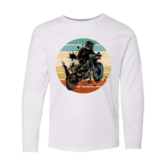 Inktastic Motocross Bmx Freestyle Sports Long Sleeve Youth T-Shirt