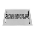 thumbnail image 1 of XMXY Woven Placemats Set of 4 PCS, Zebra Word Table Mats Washable Heat Resistant Placemats, 1 of 6