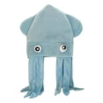 thumbnail image 3 of yuksok Octopus Shaped Hat Party Hat for Stage Performance Birthday Gift Photo Props blue, 3 of 7